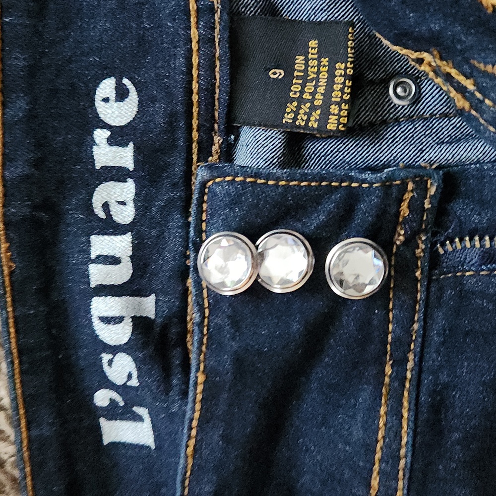 Dark denim skinny jeans!! - Picture 3 of 8